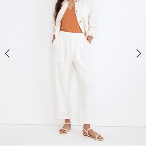 Madewell petite lightspun pull-on balloon pants